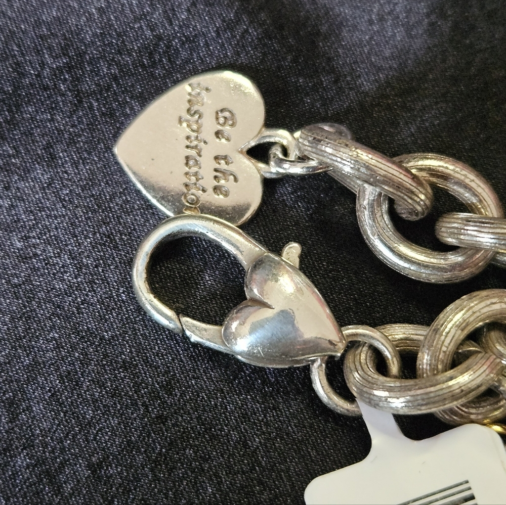 Brighton "Power of Pink" Breast Cancer Awareness charm bracelet. - Picture 7 of 10